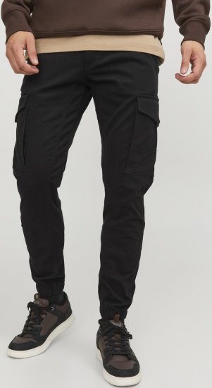 Jack & Jones Paul Flake Cargo Pants Black - Farmer & nadrág - Farmer és nadrág - W40-W70