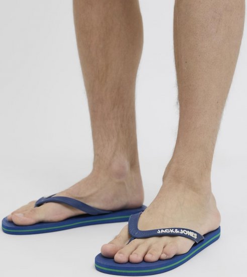 Jack & Jones Basic Flip Flop Slippers Blue Quartz - Férfi cipők 40-52 - 