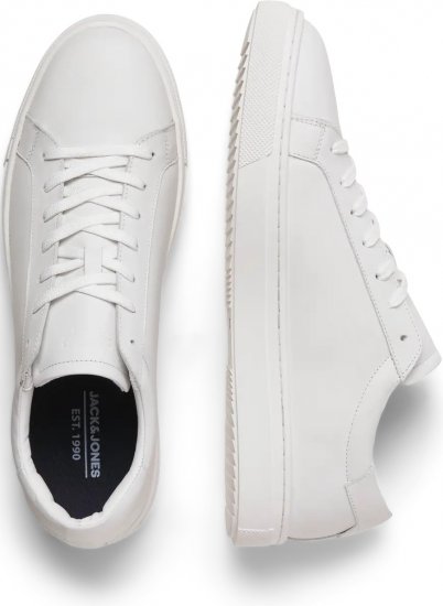 Jack & Jones Radcliffe Leather Sneakers White - Férfi cipők 40-52 - 