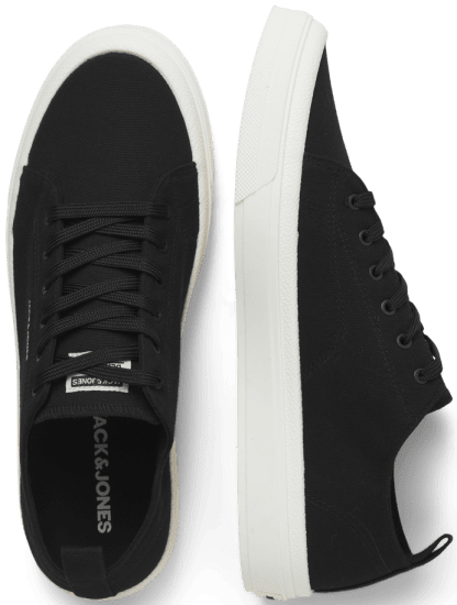 Jack & Jones Bayswater Canvas Sneakers Anthracite - Férfi cipők 40-52 - 