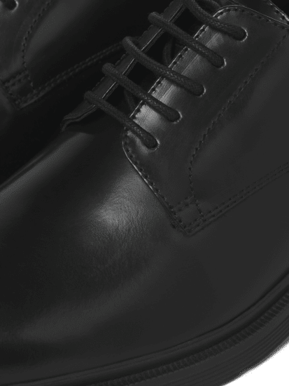 Jack & Jones Dax Leather Lace Shoes Anthracite - Férfi cipők 40-52 - 