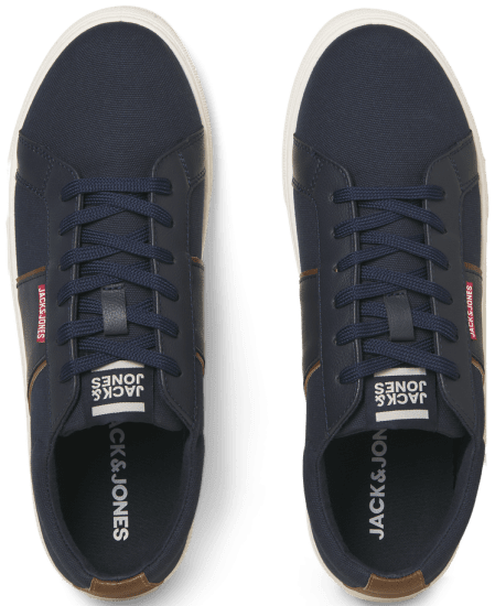 Jack & Jones Watmos Canvas Sneakers Navy Blazer - Férfi cipők 40-52 - 