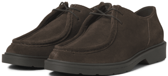 Jack & Jones Austin Suede Moc Brown Stone - Férfi cipők 40-52 - 
