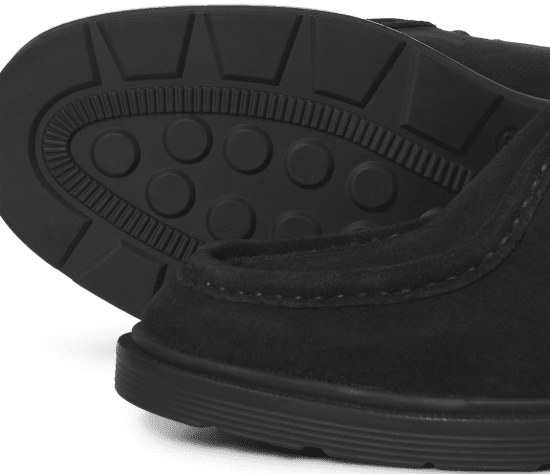 Jack & Jones Austin Suede Moc Black - Férfi cipők 40-52 - 