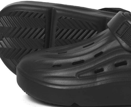 Jack & Jones Vincent Moulded Mules Black - Férfi cipők 40-52 - 