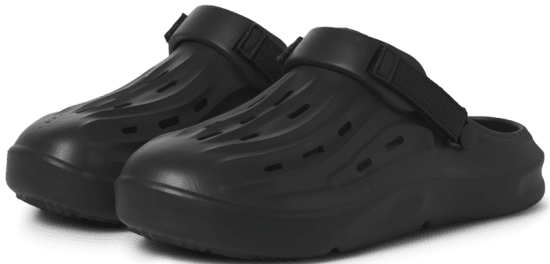 Jack & Jones Vincent Moulded Mules Black - Férfi cipők 40-52 - 