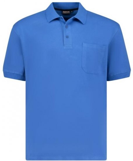 Adamo 139311 Poloshirt RF Azure Blue - Pólóingek - Galléros Pólók 2XL-8XL - Pólóingek 2XL-8XL