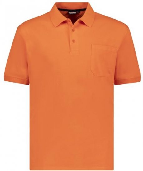 Adamo 139311 Poloshirt RF Dark Orange - Pólóingek - Galléros Pólók 2XL-8XL - Pólóingek 2XL-8XL