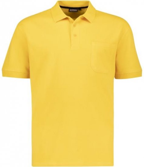 Adamo 139311 Poloshirt RF Yellow - Pólóingek - Galléros Pólók 2XL-8XL - Pólóingek 2XL-8XL