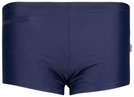 ADAMO 141723 Men's Plus Size Swim Trunks – Short Leg, Pocket, Navy Blue - Alsónemű & strandruhák - Nagyméretű Alsónemű 2XL-8XL