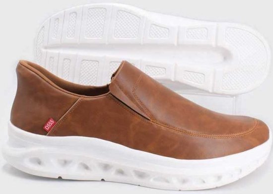 D555 Carlisle 1 D555 Kingsize Hands Free Shoes Dark Tan - Férfi cipők 40-52 - 