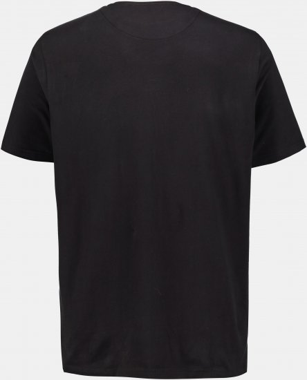 JP1880 Rolling Stones Graphic Band Comfort Fit T-Shirt Black - Pólók - Nagyméretű pólók - 2XL-14XL