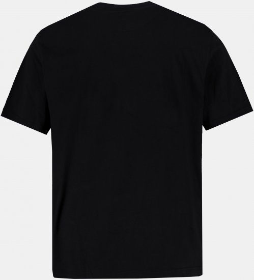 JP1880 Rolling Stones Graphic Comfort Fit Band T-Shirt Black - Pólók - Nagyméretű pólók - 2XL-14XL