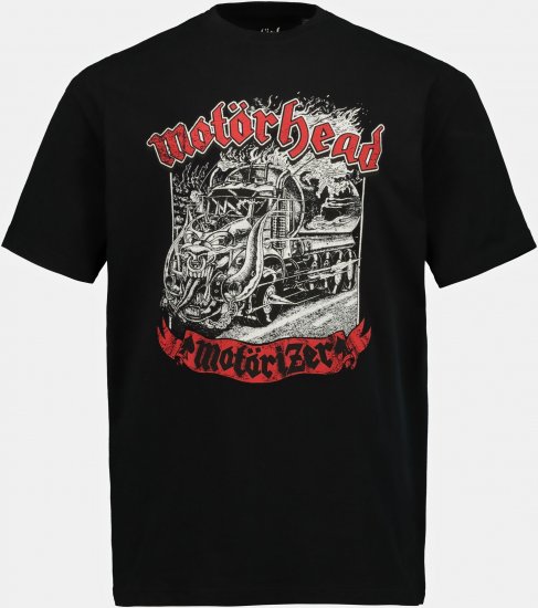 JP1880 Motörhead Graphic Band T-Shirt Black - Pólók - Nagyméretű pólók - 2XL-14XL