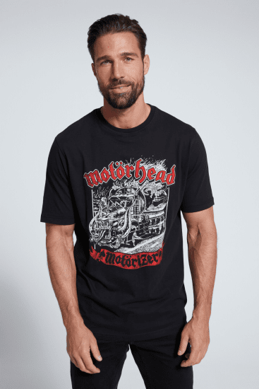 JP1880 Motörhead Graphic Band T-Shirt Black - Pólók - Nagyméretű pólók - 2XL-14XL