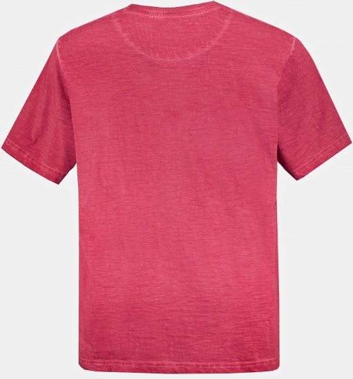 JP1880 AC/DC World Tour Graphic Comfort Fit Band T-Shirt Dark Red - Pólók - Nagyméretű pólók - 2XL-14XL