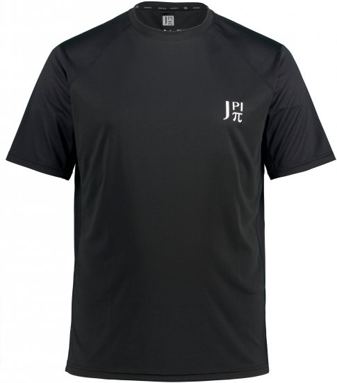 JP1880 FLEXNAMIC® QuickDry Tennis T-Shirt Black - Sportruházat - Nagyméretű Sportruházat 2XL-10XL