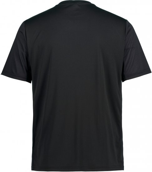 JP1880 FLEXNAMIC® QuickDry Tennis T-Shirt Black - Sportruházat - Nagyméretű Sportruházat 2XL-10XL