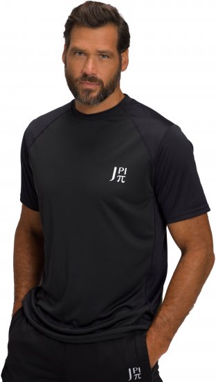 JP1880 FLEXNAMIC® QuickDry Tennis T-Shirt Black - Sportruházat - Nagyméretű Sportruházat 2XL-10XL