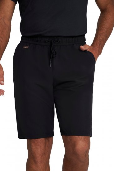 JP1880 QuickDry Tennis Shorts Black - Sportruházat - Nagyméretű Sportruházat 2XL-10XL