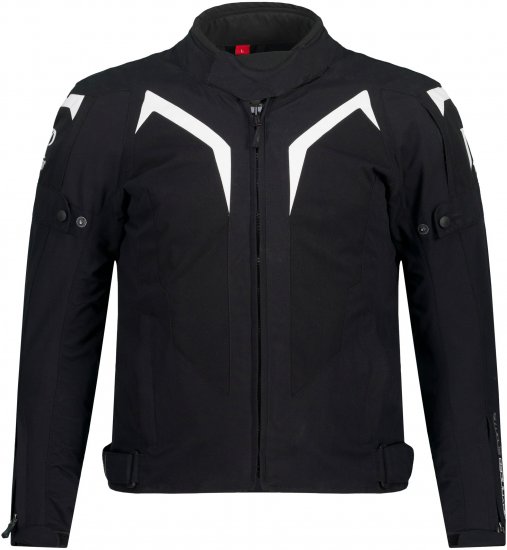 JP1880 3D Mesh Insert Motorcycle Jacket Black - Plus size motoros ruházat - Plus size motoros ruházat férfiaknak
