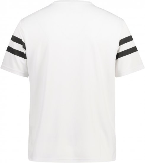  JP1880 Henley Tennis T-Shirt Snow White - Sportruházat - Nagyméretű Sportruházat 2XL-10XL