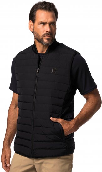 JP1880 Guilted College Collar Golf Vest Dark Navy - Sportruházat - Nagyméretű Sportruházat 2XL-10XL