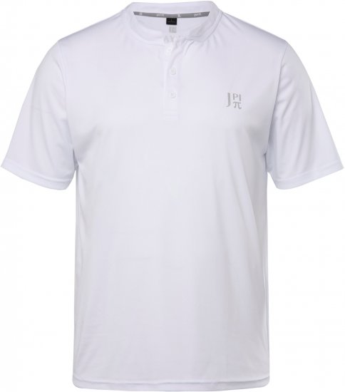 JP1880 Henley QuickDry Tennis T-Shirt Snow White - Sportruházat - Nagyméretű Sportruházat 2XL-10XL