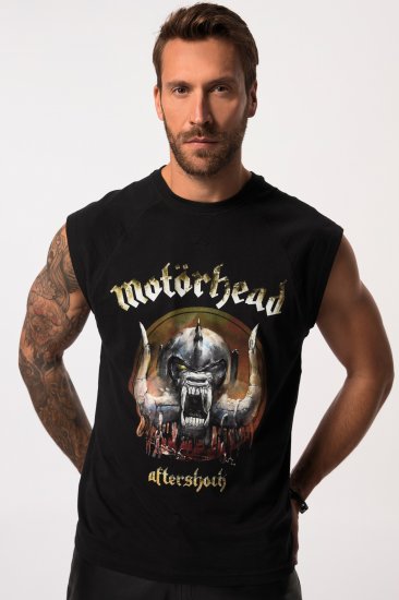 JP1880 Ozzy Motörhead Graphic Band T-Shirt Black - Pólók - Nagyméretű pólók - 2XL-14XL