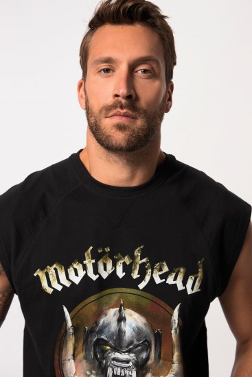 JP1880 Ozzy Motörhead Graphic Band T-Shirt Black - Pólók - Nagyméretű pólók - 2XL-14XL