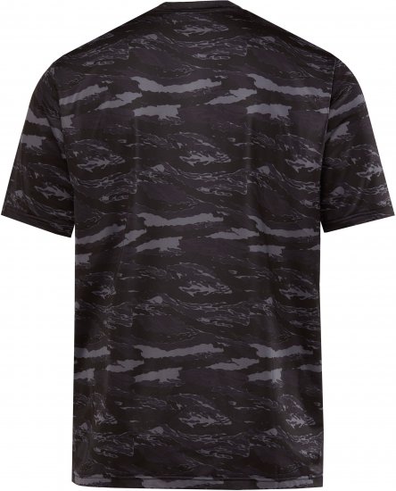 JP1880 QuickDry Graphic Print Tennis T-Shirt Black - Sportruházat - Nagyméretű Sportruházat 2XL-10XL