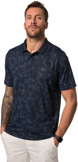 JP1880 Jay-Pi QuickDry AOP Golf Polo Shirt Navy Blue - Pólóingek - Galléros Pólók 2XL-8XL - Pólóingek 2XL-8XL