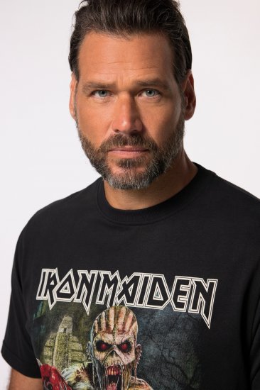 JP1880 Iron Maiden Eddie Attack Band T-Shirt Black - Pólók - Nagyméretű pólók - 2XL-14XL