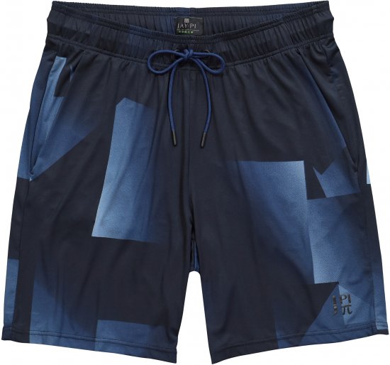 JP1880 FLEXNAMIC® GeoMotion Tennis Shorts Dark Blue - Sportruházat - Nagyméretű Sportruházat 2XL-10XL