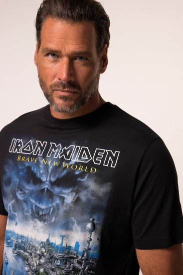JP1880 Iron Maiden Brave New World T-Shirt Black - Pólók - Nagyméretű pólók - 2XL-14XL
