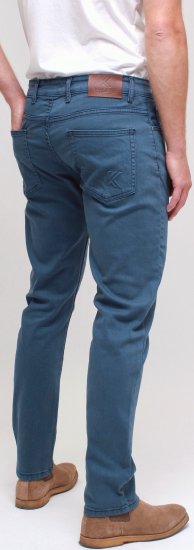 Kam Jeans Bens Embossed Reg Fit Jeans Smokey Blue - Farmer & nadrág - Farmer és nadrág - W40-W70