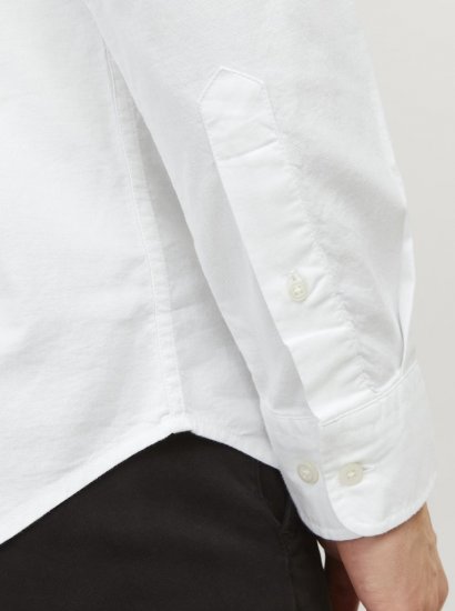Jack & Jones Brook Oxford Long Sleeve Shirt White - Ingek - Ingek 2XL-10XL