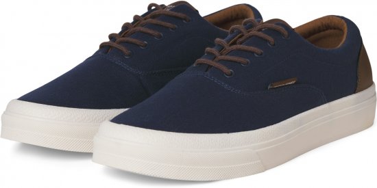 Jack & Jones Lington Canvas Sneakers Navy Blazer - Férfi cipők 40-52 - 