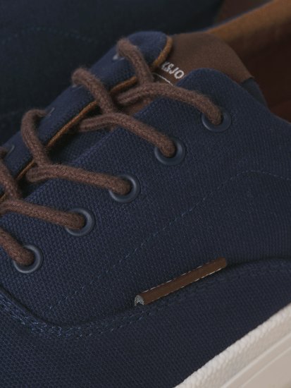 Jack & Jones Lington Canvas Sneakers Navy Blazer - Férfi cipők 40-52 - 