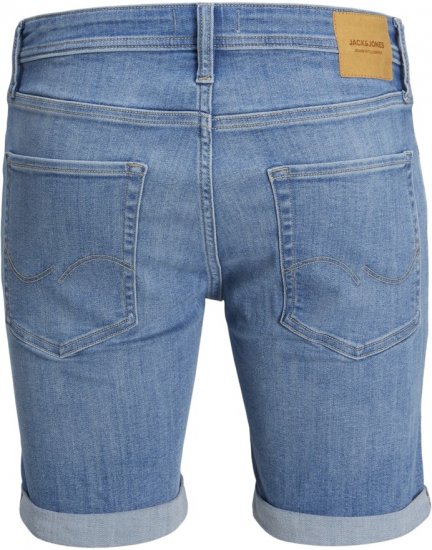Jack & Jones Rick Original Shorts Blue Denim - Rövidnadrág - Nagyméretű Rövidnadrág W40-W60