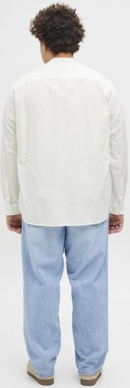 Jack & Jones Breeze Poplin Long Sleeve Shirt White - Ingek - Ingek 2XL-10XL
