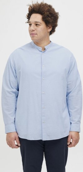 Jack & Jones Breeze Poplin Long Sleeve Shirt Chambray Blue - Ingek - Ingek 2XL-10XL
