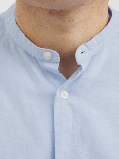 Jack & Jones Breeze Poplin Long Sleeve Shirt Chambray Blue - Ingek - Ingek 2XL-10XL