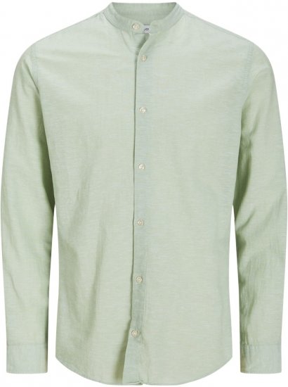 Jack & Jones Breeze Poplin Long Sleeve Shirt Iceberg Green - Ingek - Ingek 2XL-10XL