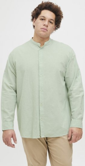 Jack & Jones Breeze Poplin Long Sleeve Shirt Iceberg Green - Ingek - Ingek 2XL-10XL
