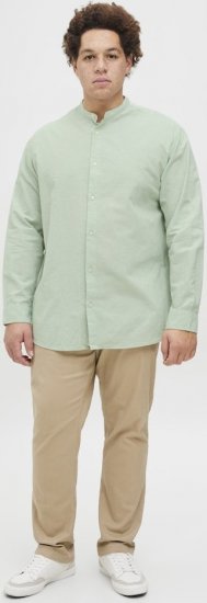 Jack & Jones Breeze Poplin Long Sleeve Shirt Iceberg Green - Ingek - Ingek 2XL-10XL