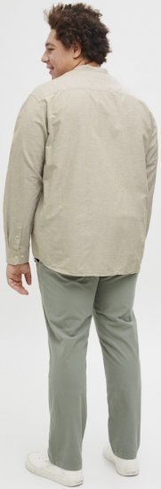 Jack & Jones Breeze Poplin Long Sleeve Shirt Beige - Ingek - Ingek 2XL-10XL