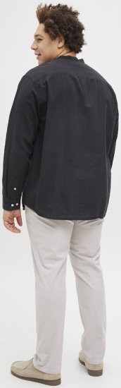 Jack & Jones Breeze Poplin Long Sleeve Shirt Black - Ingek - Ingek 2XL-10XL
