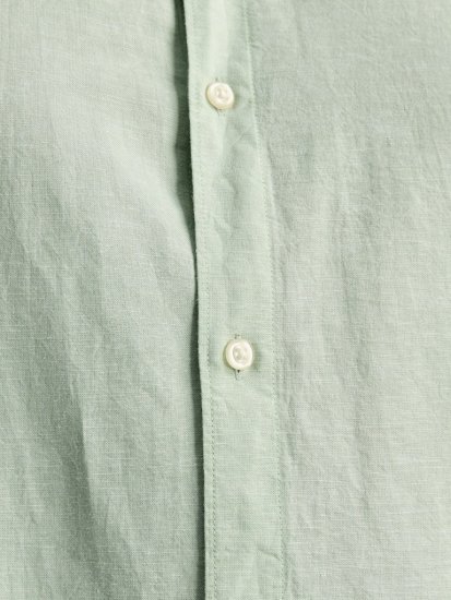 Jack & Jones Breeze Linen Blend Short Sleeve Shirt Iceberg Green - Ingek - Ingek 2XL-10XL