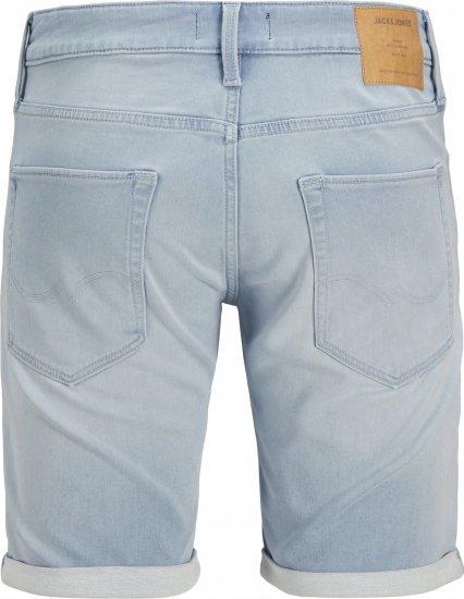 Jack & Jones Rick Icon I.K. Shorts Blue Denim - Rövidnadrág - Nagyméretű Rövidnadrág W40-W60